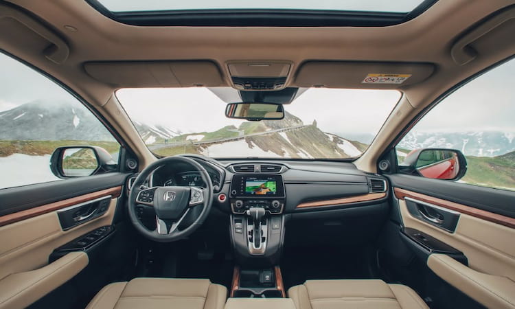 Honda CRV interior