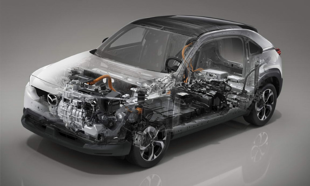 Mazda MX-30 e-Skyactiv R-EV propulsión - Fuente: revista Motor Mundial