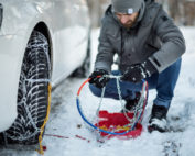 como poner cadenas nieve