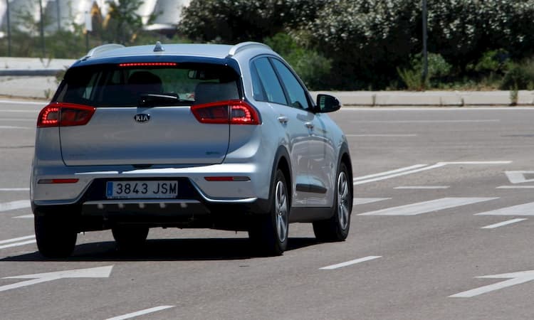 Exterior del Kia Niro híbrido.