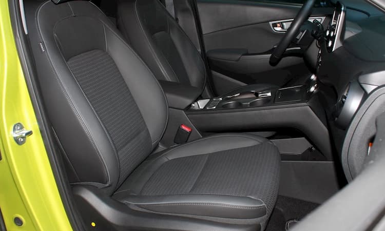 Interior de Hyundai Kona Eléctrico.