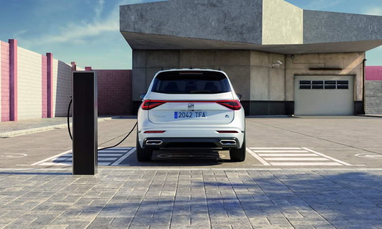 Seat Tarraco e-Hybrid vista trasera.