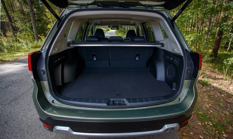 Capacidad del maletero del Subaru Forester Hybrid.