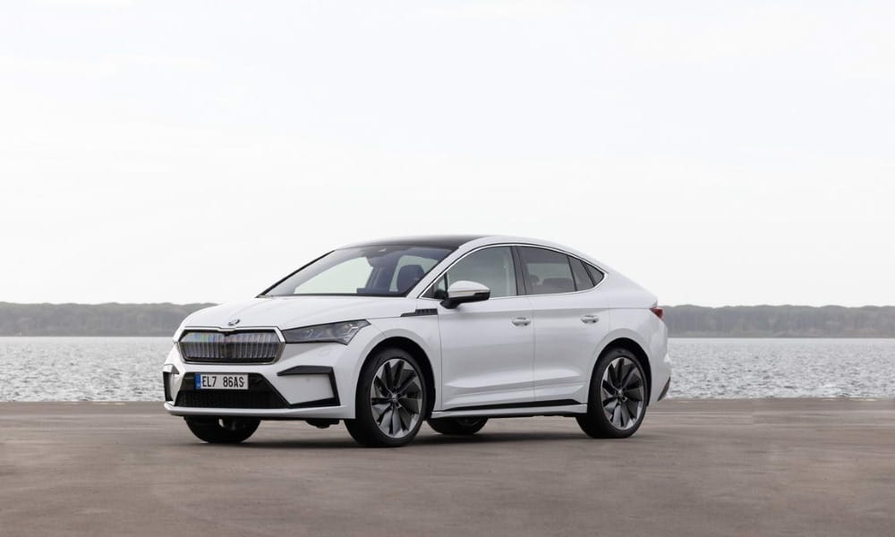 Skoda Enyaq Coupé ¾ delantera 2 - Fuente: revista Motor Mundial