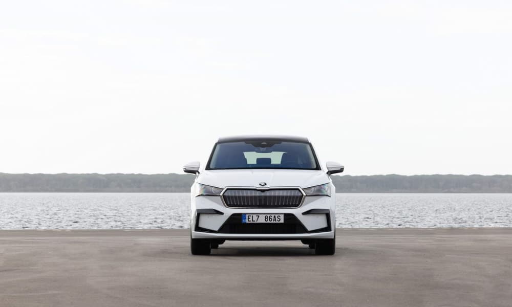 Skoda Enyaq Coupé delantera frontal - Fuente: revista Motor Mundial