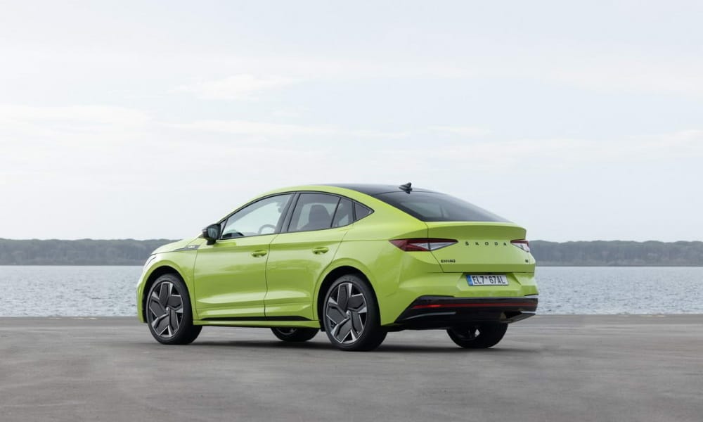 Skoda Enyaq Coupé ¾ trasera 2 - Fuente: revista Motor Mundial