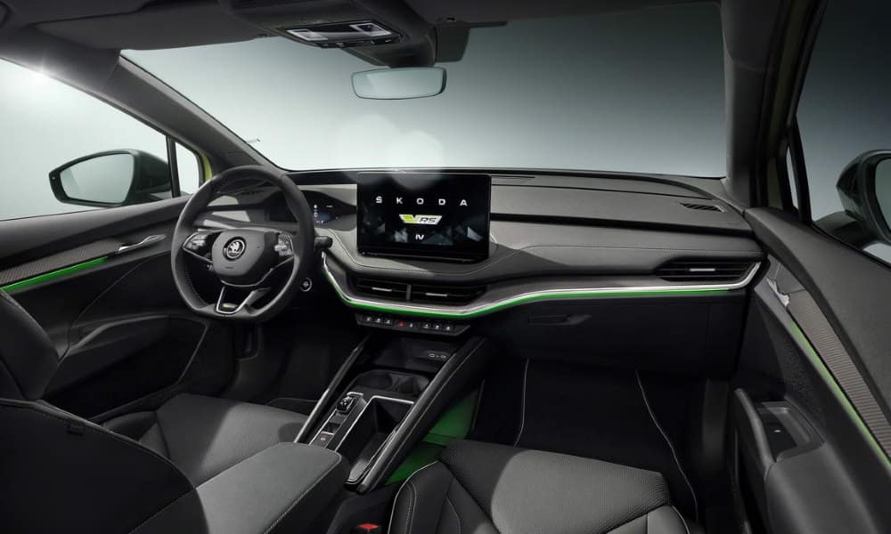 Skoda Enyaq Coupé salpicadero - Fuente: revista Motor Mundial
