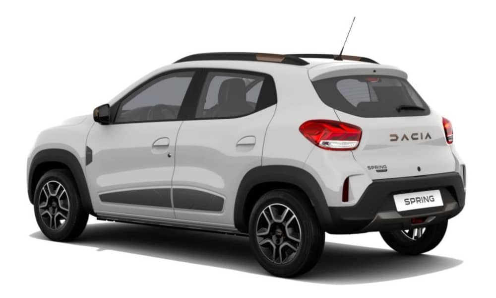 Dacia Spring Extreme Electric 65 ¾ trasera - Fuente: revista Motor Mundia