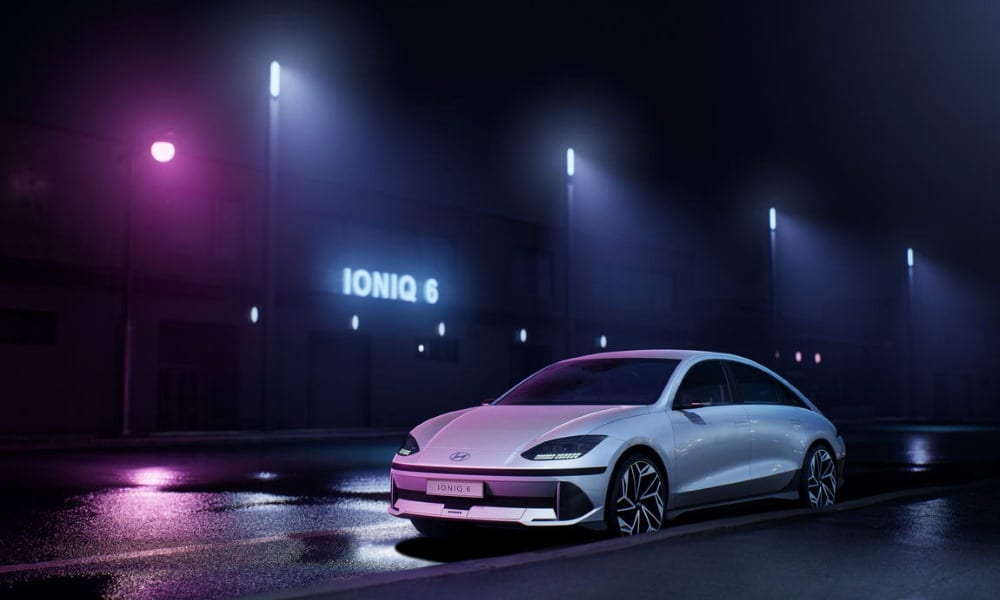 Hyundai Ioniq 6 2023 ¾ delantera - Fuente: revista Motor Mundial