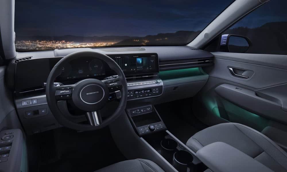 Hyundai Kona 2023 salpicadero - Fuente: revista Motor Mundial
