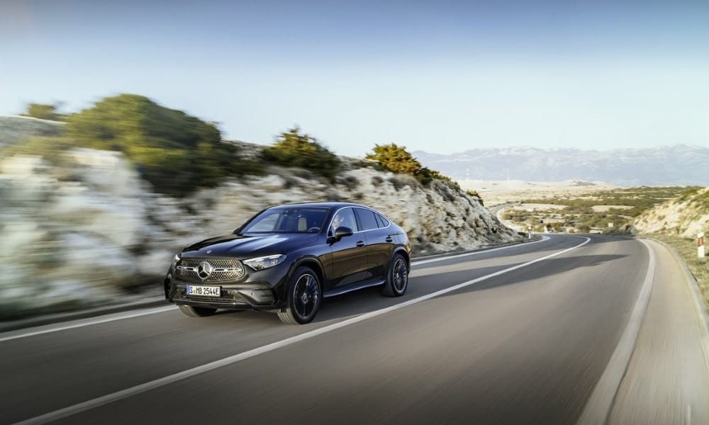 Mercedes-Benz GLC Coupé 2023 ¾ delantera - Fuente: revista Motor Mundial