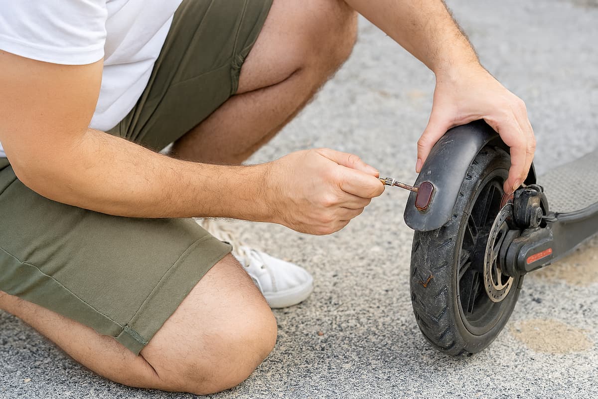 pinchazo rueda patinete 1