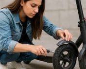 pinchazo rueda patinete