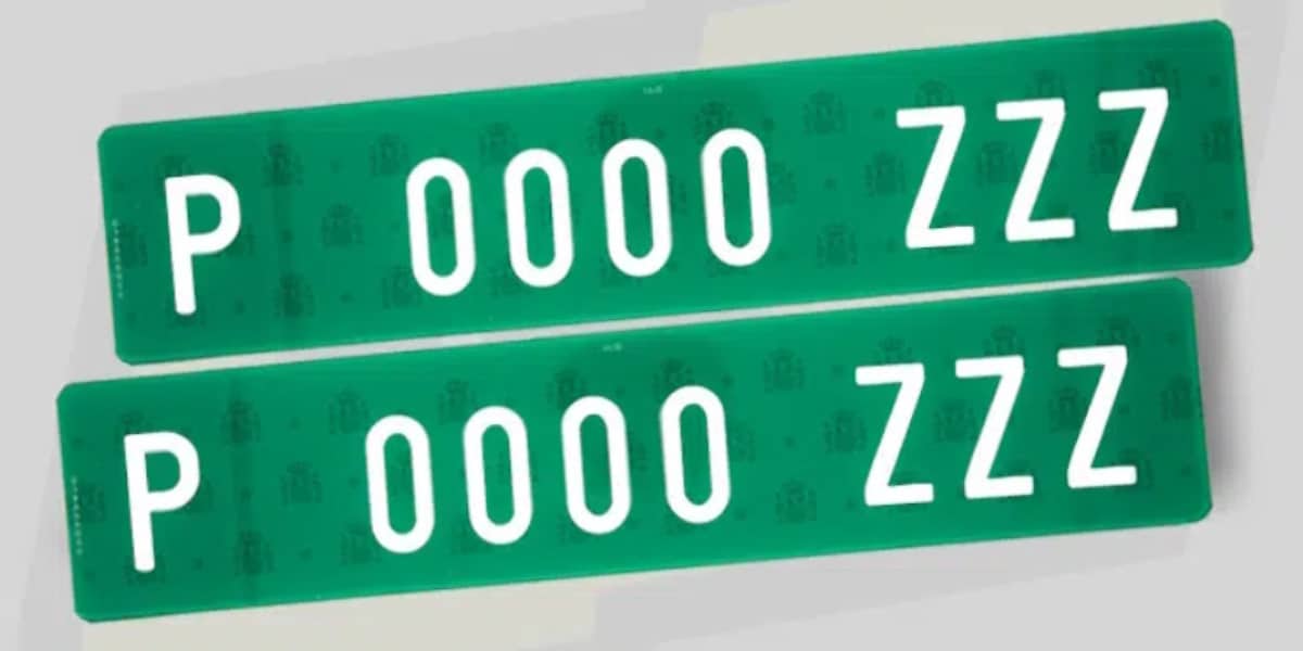 matrículas verdes DGT 3