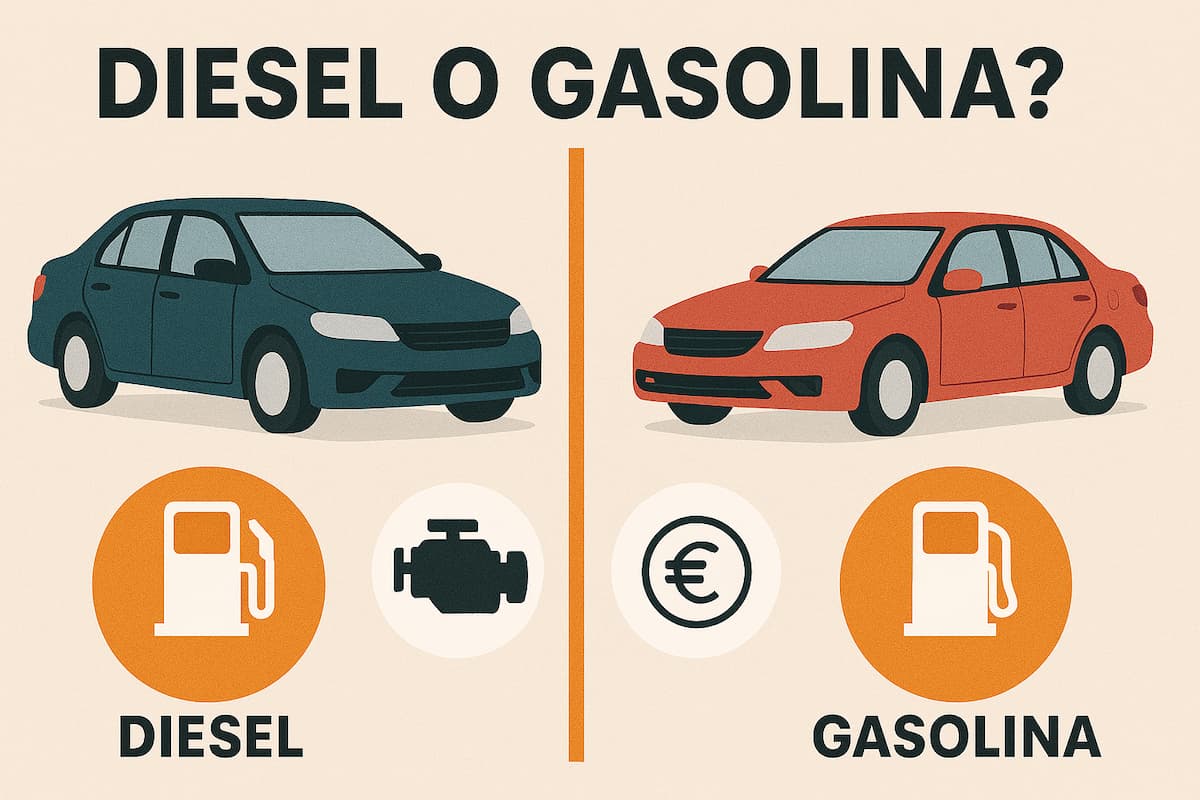 diferencias entre coche diésel y gasolina